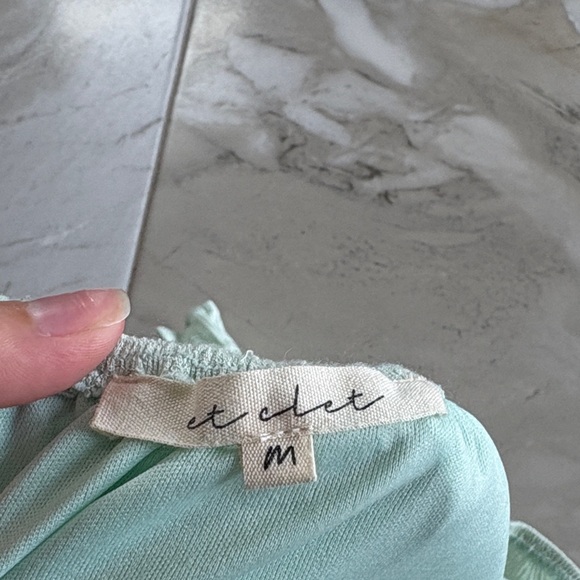 Elegant Mint Green Mini Dress - Picture 5 of 5